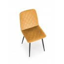 Стул HALMAR K525 горчичный/черный